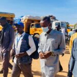 The launch of a humanitarian aid convoy to Central Darfur State