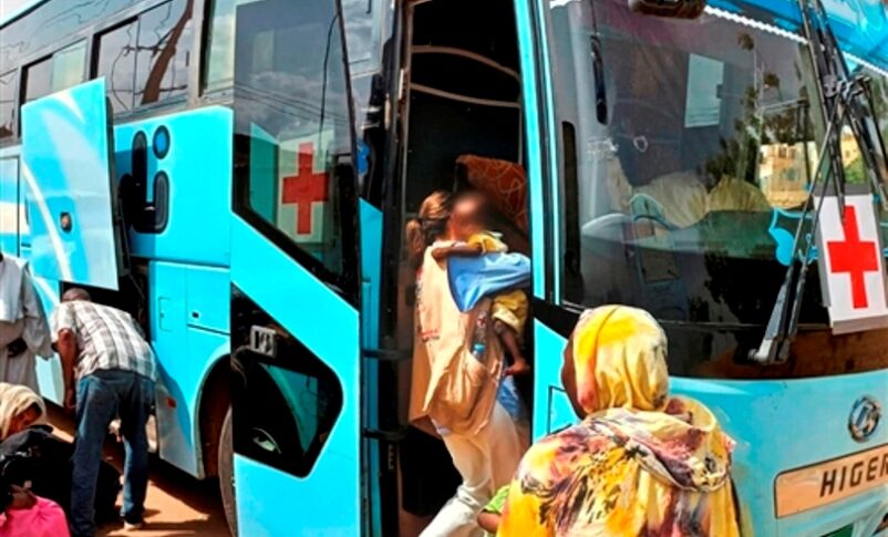 253 children safely evacuated from war-affected Wad-Madani